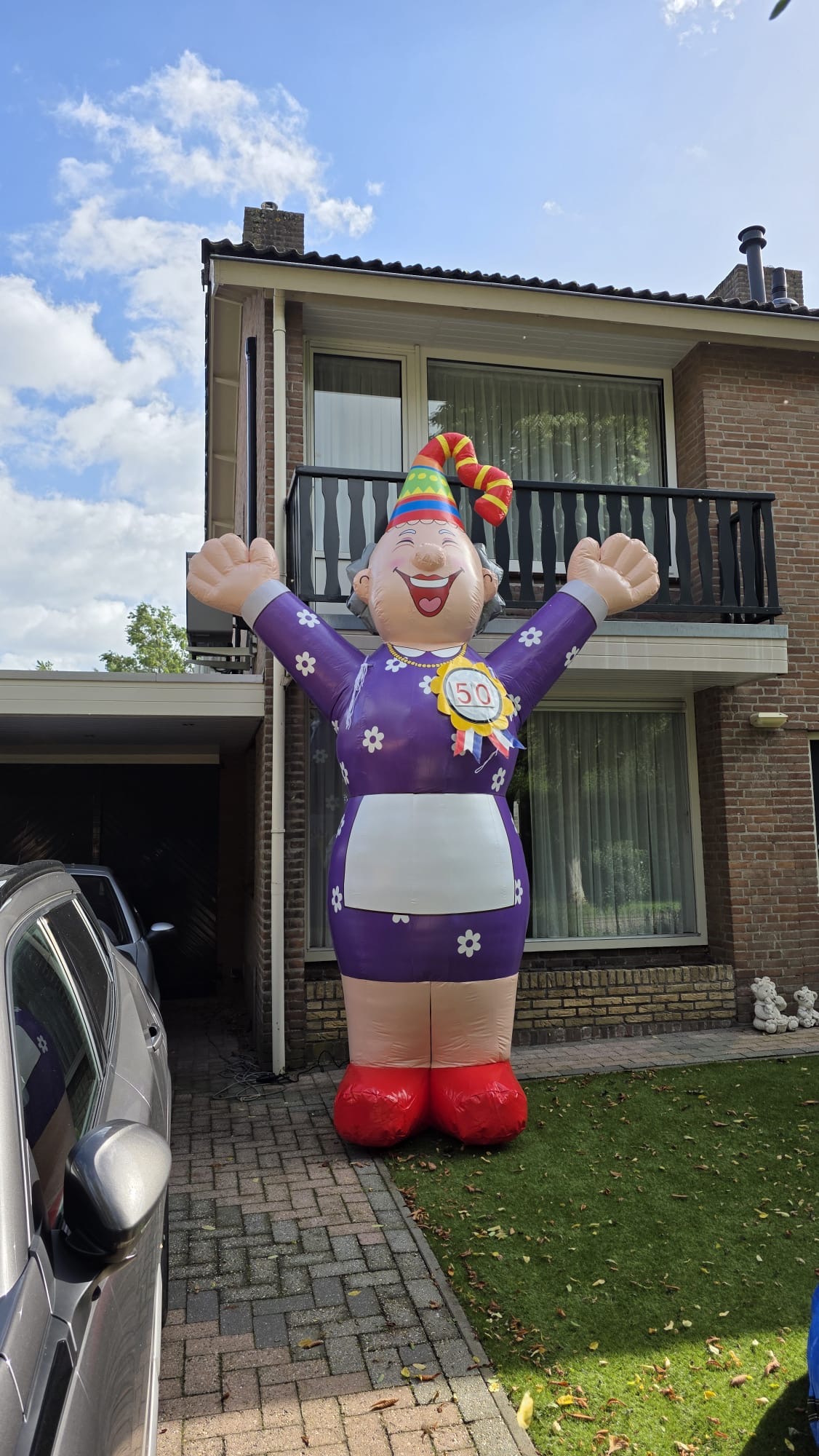 Sarah pop voor een 50-jarig jubileum